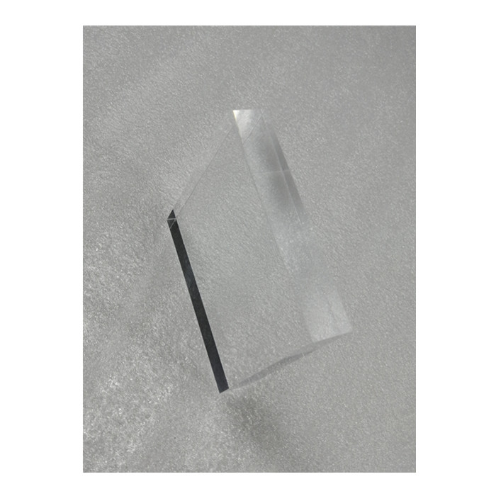 Clear solid acrylic block