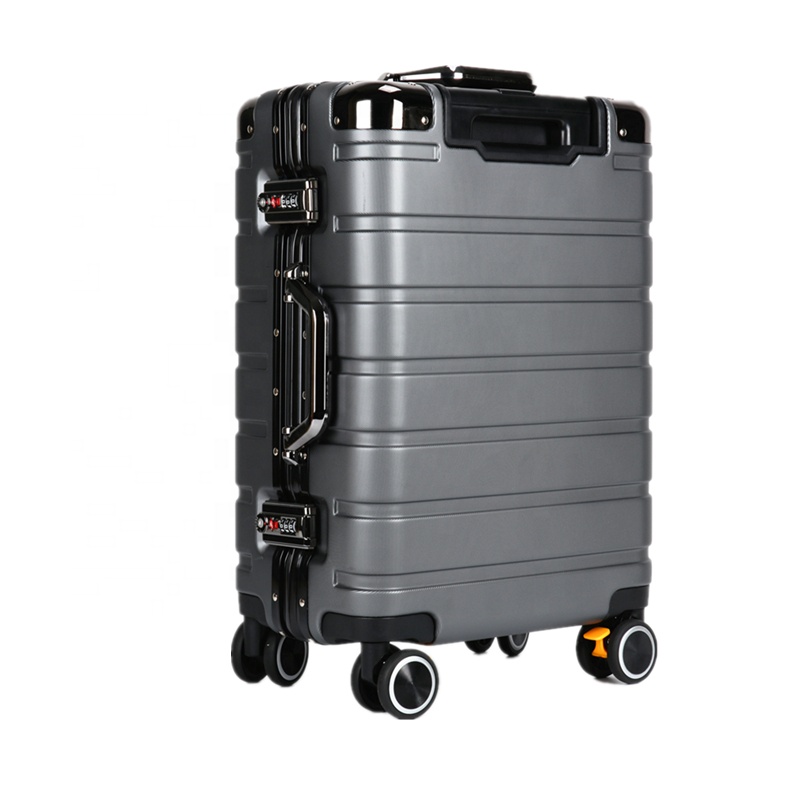 Wholesale Wear Resistant PC travel time luggage aluminium travel luggage TSA Lock lightweight luggage trolley