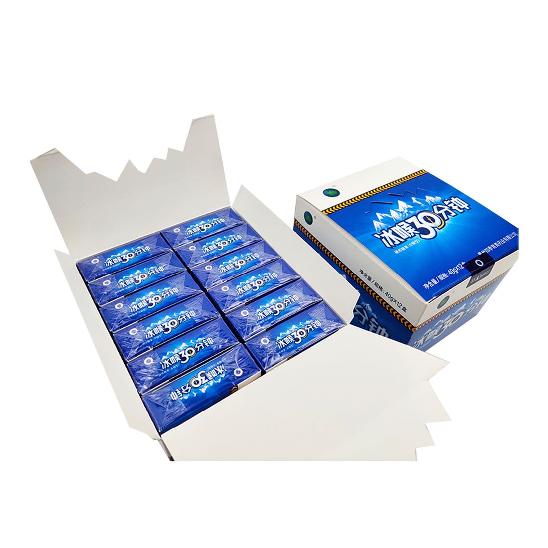 Chinese Supplier Sugary Chinese Candy Tin Foil Packaging Energy Supplement Candy