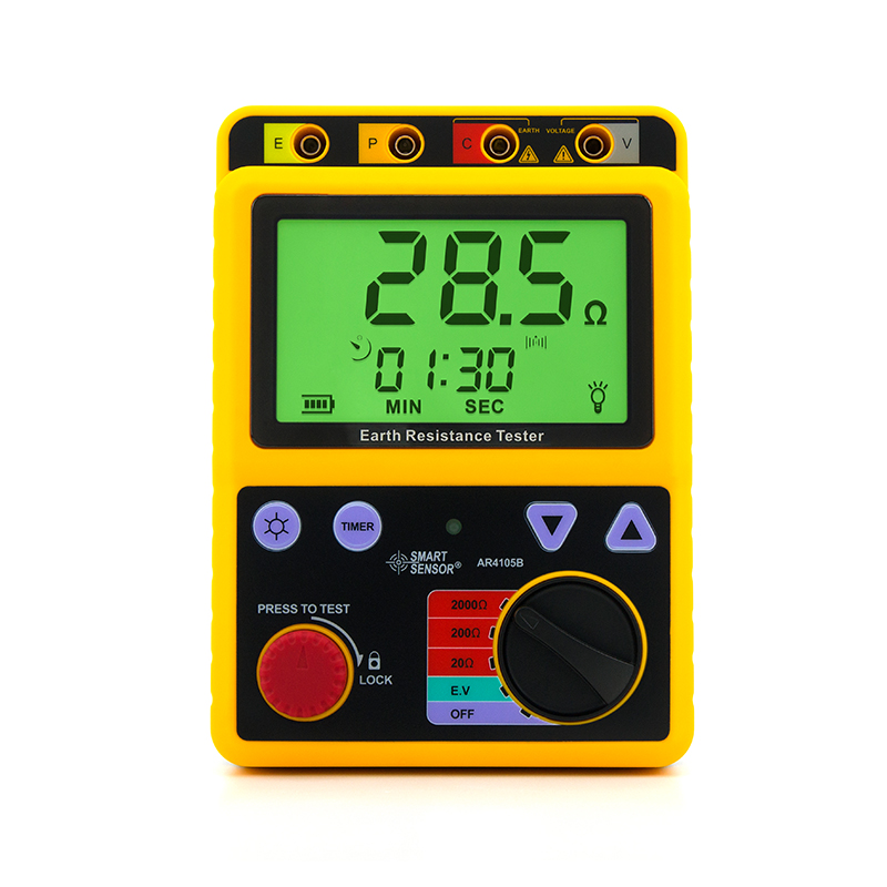 SMART SENSOR AR4105b 2000 Ом Цифровой тестер сопротивления земли для продажи