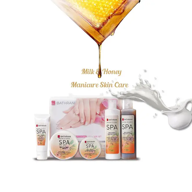 Milk and Honey Moisturizing and Soften to Hand and Foot Manicure Pedicure Care Set