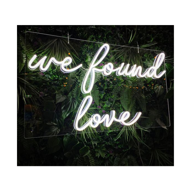 WD02/14 ''горячая Распродажа We Round Love Свадебный уличный Декор гибкий Rgb светодиодный цвет под заказ neonflex теплый белый неоновый знак