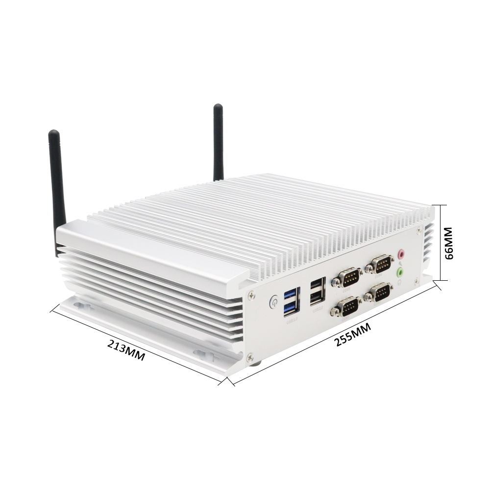 Eglobal Factory use intel core i5-6360U Wins10/Linux industrial mini pc with parallel port 1 x VGA 1 x HD 1xGPIO