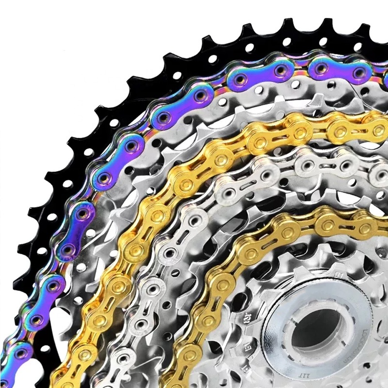 2021 high quality genuine HASSNS 3X12 12V 12 speed rainbow mountain road bike chain for shimano kit