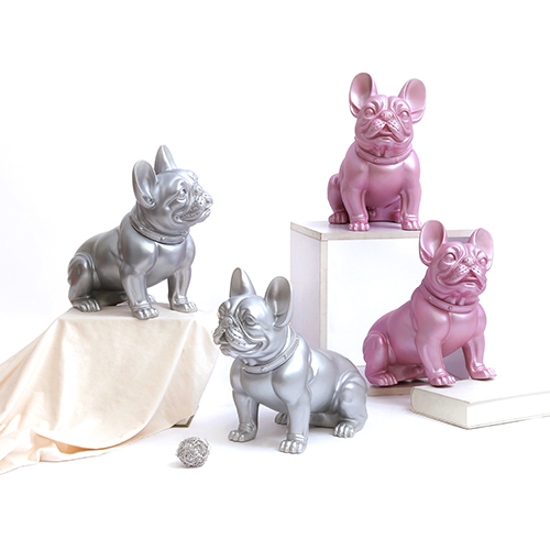 Fashion plastic small pet dog french bull dog mannequin for clothing bull terrier