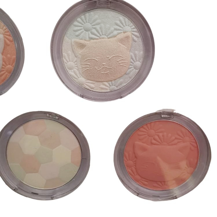 Private Label Single Pressed Highlighter Makeup Powder Palette Shimmer Highlighting For Face Makeup