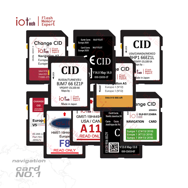 Iotech CID sd-карта 8 ГБ 16 ГБ 32 ГБ на заказ CID sd-карта для Mazda Tomtom