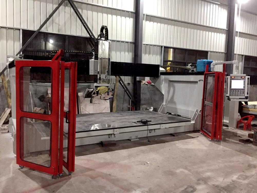 CNC пила для резки камня 5 оси 3D профильной Резки Поролона панда 1380 гранитный камень Мексика Турция Россия Max Филиппины Румыния (Канада)