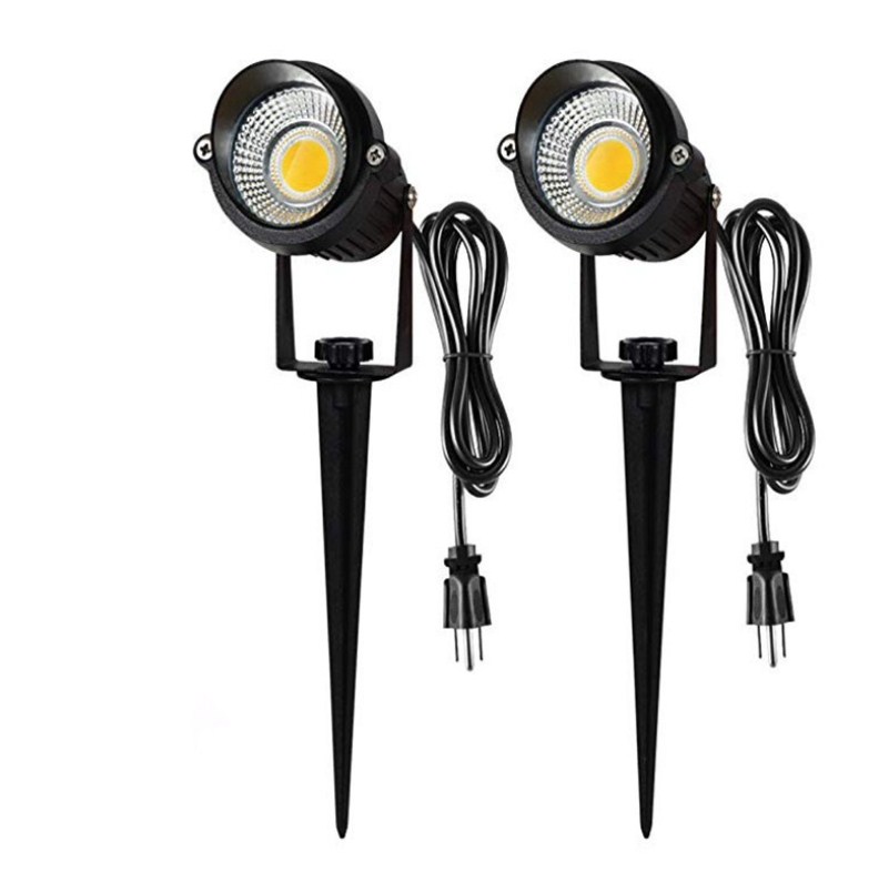 Decorative Aluminum Waterproof Cob led Lawn Light 45 Degree Spot light 5W Lawn Light Garden
