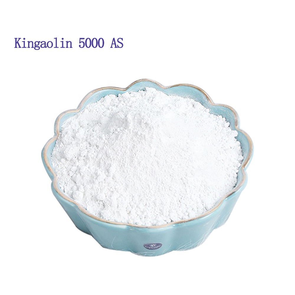 Kingaolin 5000 AS высокой чистоты с низким содержанием тяжелого металла, кальцинированная глина, порошок Каолина, фабрика по производству косметического каолина