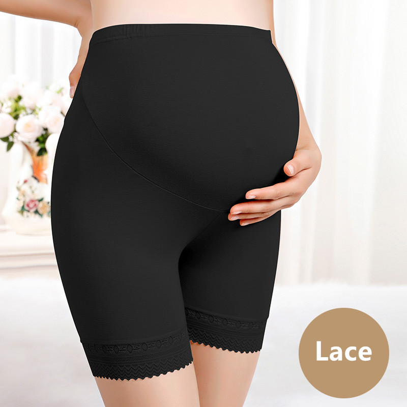 Mid-Thigh Underwear Maternity Panties High Waist Adjustable Belly Pregnancy Women's High Waist Shorts Pregnancy Shapewear
