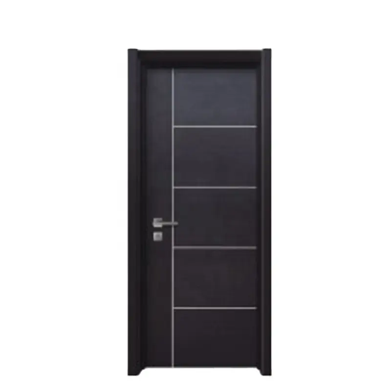 High quality interior door designs pvc solid wood door hotel room doors