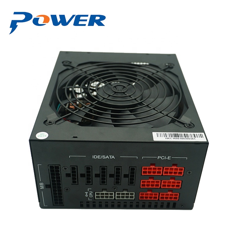 1650w компьютерный блок питания полный модульная psu gpu добыча rig эфириума блок питания