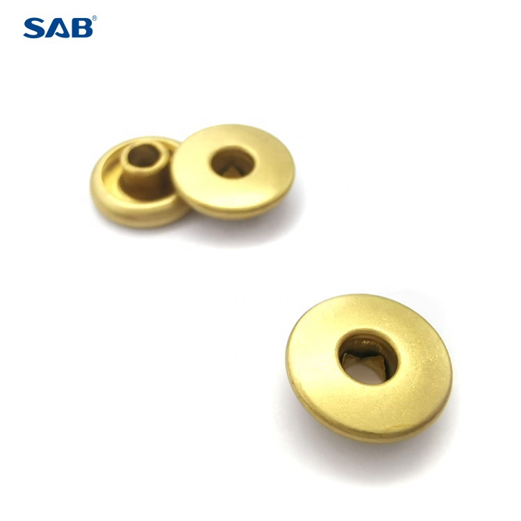 High Quality Metal snap button Customized Color Logo Copper Snap Button Garment Coat Plating