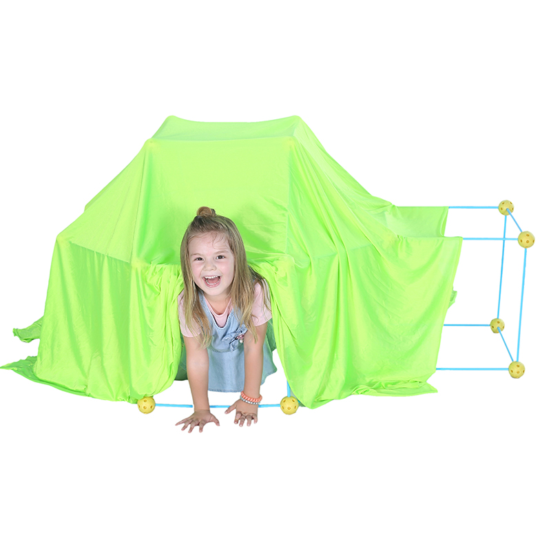 Construction Fort Discovery 72pc Building Play Fort for Kids
