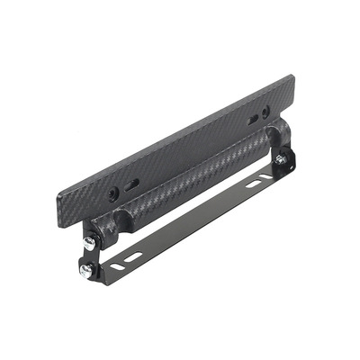 Car modification accessories American carbon fiber grain plate frame plate frame adjustable plate frame