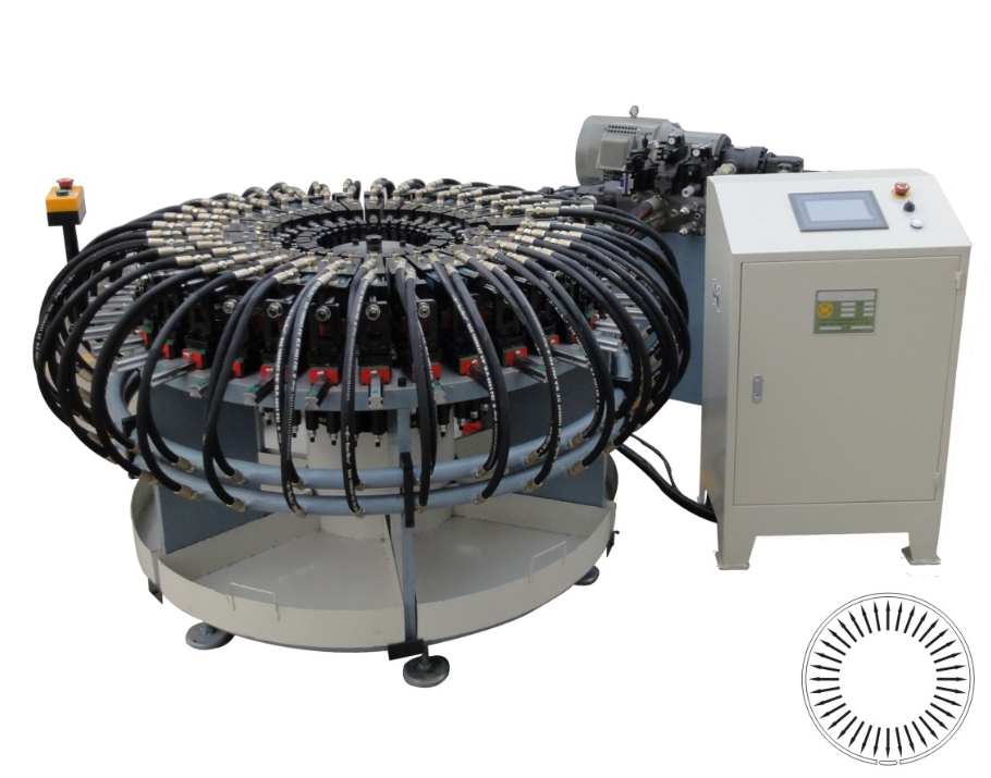 CNC Auto 36 Heads Alloy Rim Holes Punching Machine