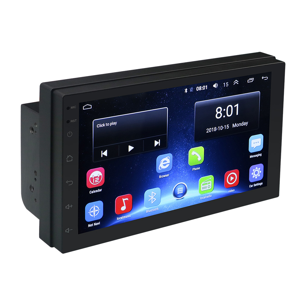 Автомобильный mp5-проигрыватель, DVD-проигрыватель, Android, 7,0 дюймов, двойной разъем, 16G, автомобильная стереосистема, Android
