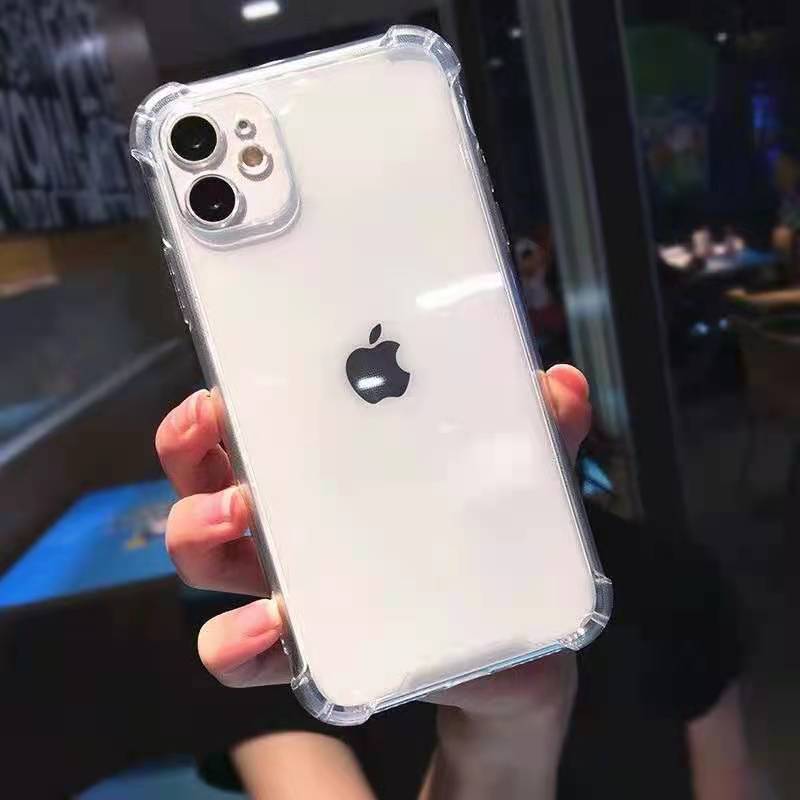 Объемная Водонепроницаемая прозрачная задняя крышка из ТПУ для Iphone 11 12 Pro Max, Женский противоударный чехол для сотового телефона без рисунка