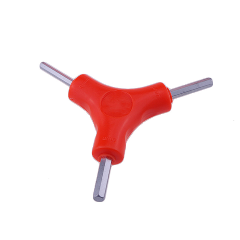 Multifunction Hexagonal Bike 4mm 5mm 6mm Y-shaped Wrench,3 Way Hex Wrench Spanner,Bicycle Repair Tools