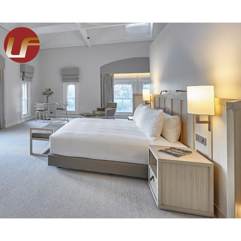 Hotel Furniture Project Contractor Wooden Bedroom Set Apartment Villa Furniture Set