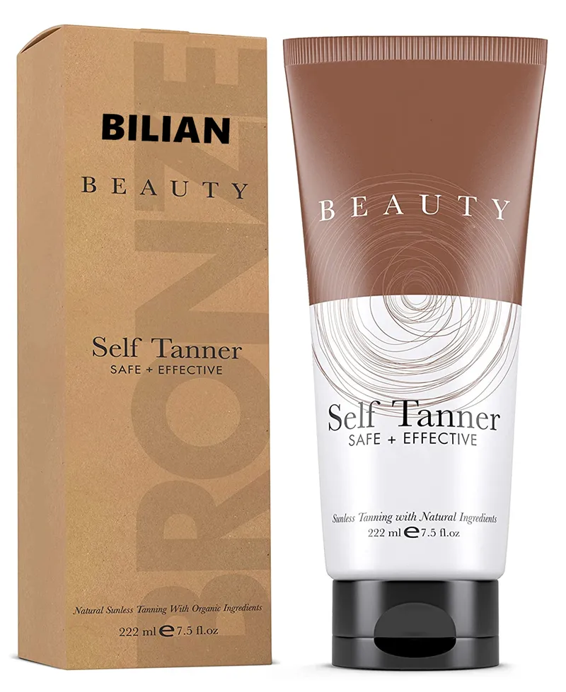 OEM Private Label Organic Self Tanner Wholesale Custom Sun Tan Skin Brown Tanner Surface Dark Tanning Lotion