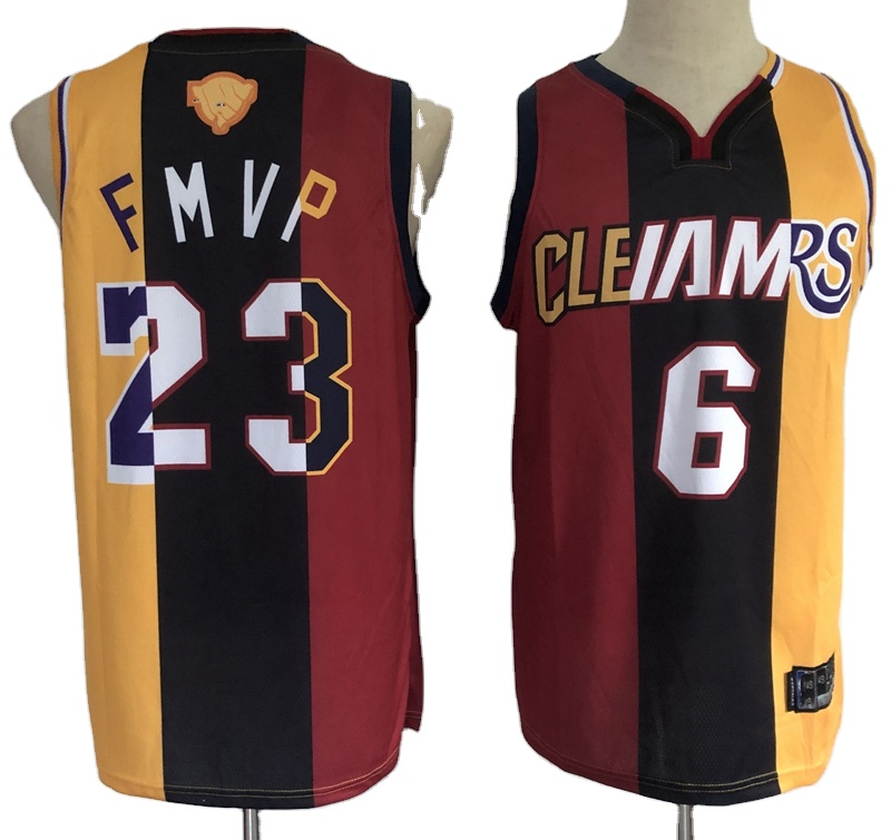 2021 финальная футболка FMVP для баскетбола с принтом 23 number James