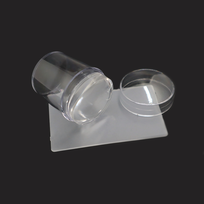 Factory Manufacturer Transparent Jelly Silicone Nail Material Designer Nails DIY nail art stamper