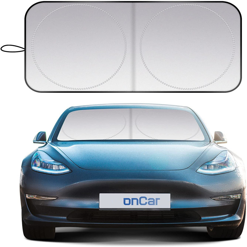 Portable mini Block UV rays foldable Front window sun shade visor custom printing logo car front window windshield Sunshades