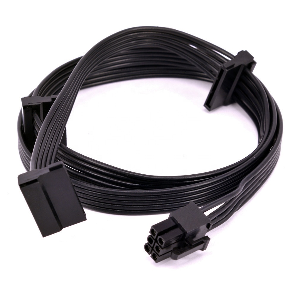 PCI-e кабель питания с 6 контактами на 3 порта SATA, 15 контактов для CORSAIR RMx серии RM1000x RM850x RM750X RM650x RM550x, кабель адаптера Psu