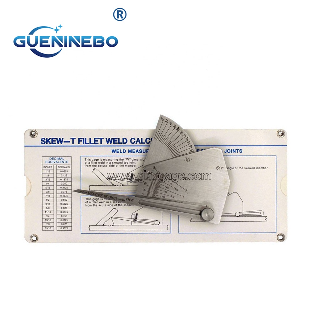 GNB-07 GueNineBo Skew-T Fillet Weld Gauge