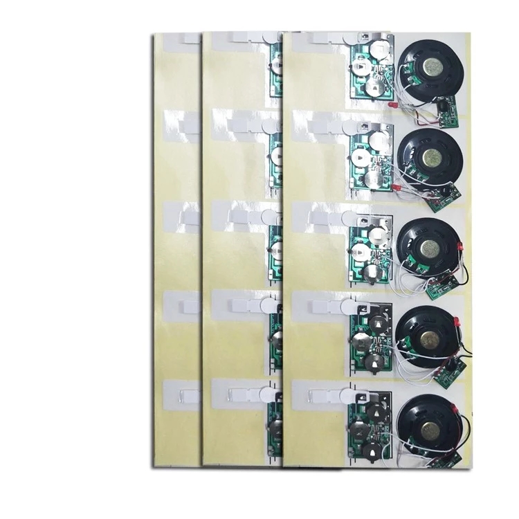 Custom birthday baby toys music electronic voice recorder recordable mini pre-record chip card