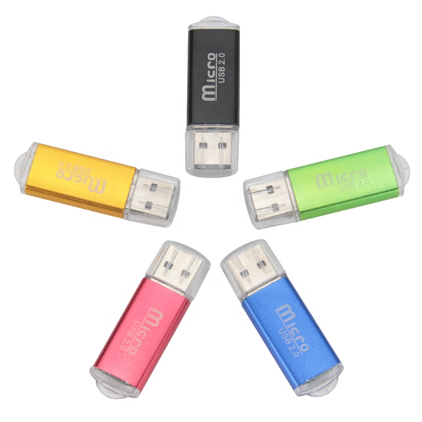 Высокоскоростной мини USB 2,0 Micro T-Flash SD TF кардридер адаптер для компьютера ноутбука ПК планшета Аксессуары
