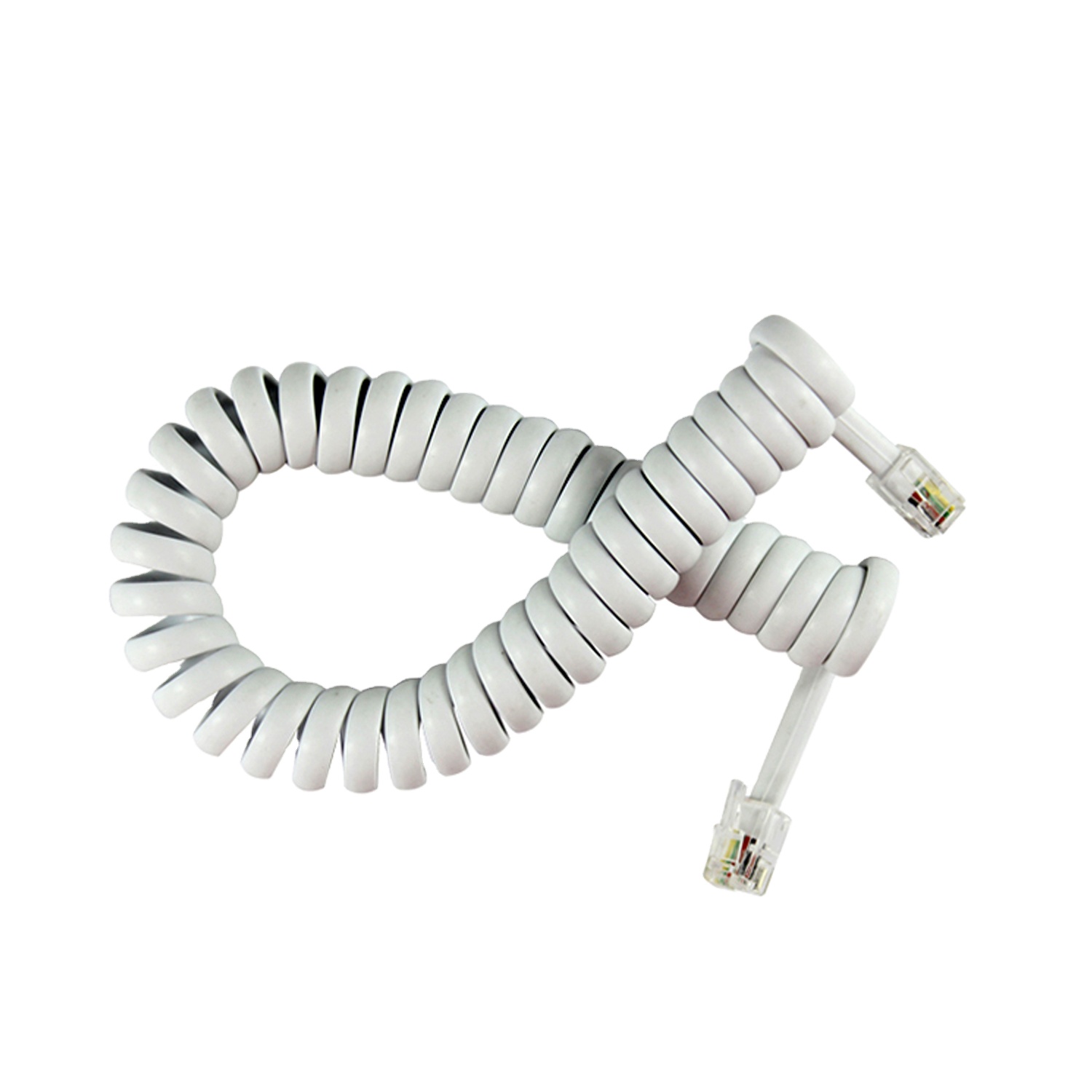 RJ9/RJ11/RJ12 спиральный телефонный кабель 1 m 1,5 м 1,8 м 2 м 3 м 5 m 10 м