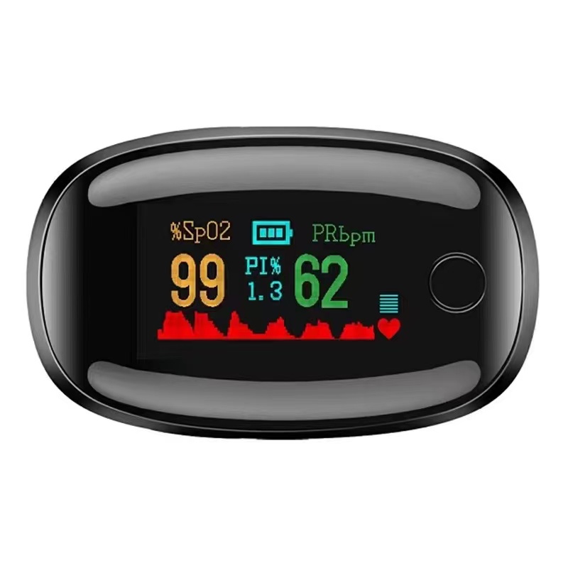 Stock Home Use Portable 4 color TFT Display Oximeters Fingertip Pulse Oximeters SPO2 Monitor Blood Oxygen Oximeters LK87