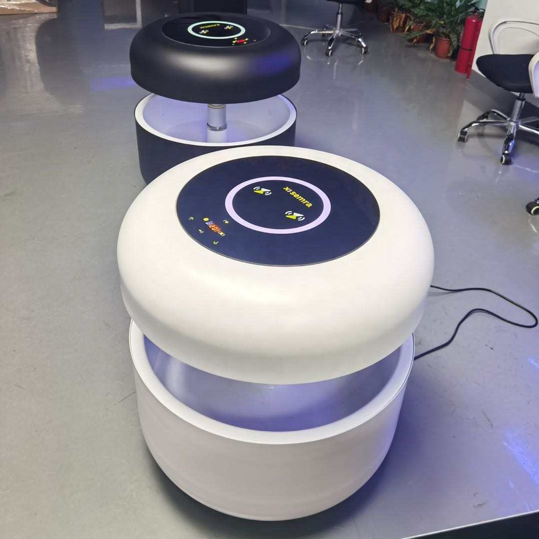 Compact refrigerator round customized mini fridge table innovation and entrepreneurship competition products hotel furniture