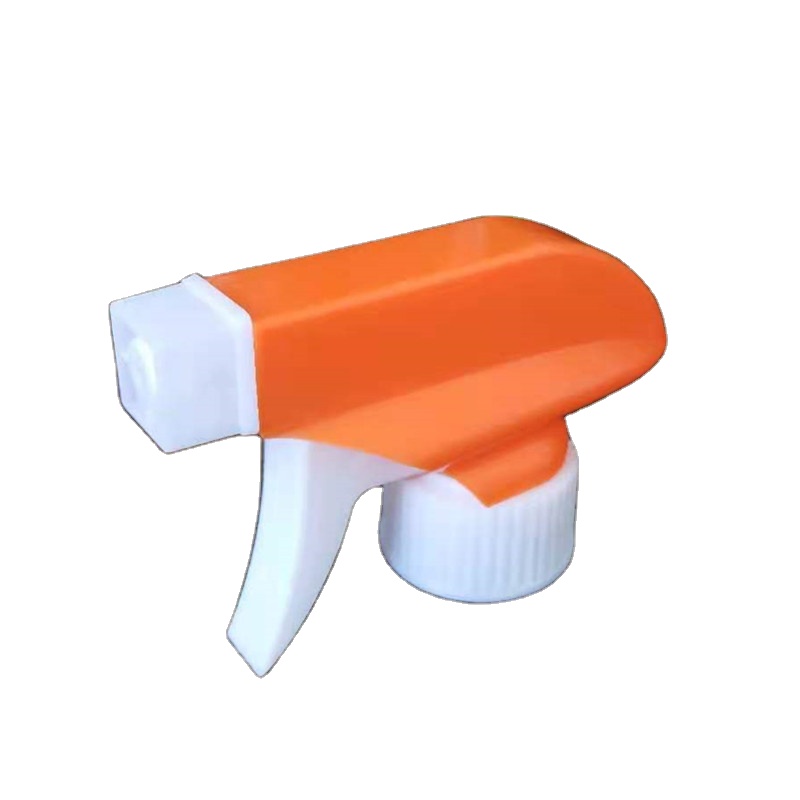 hot selling leakproof plastic bottle pp pump screw orange 28mm trigger sprayer