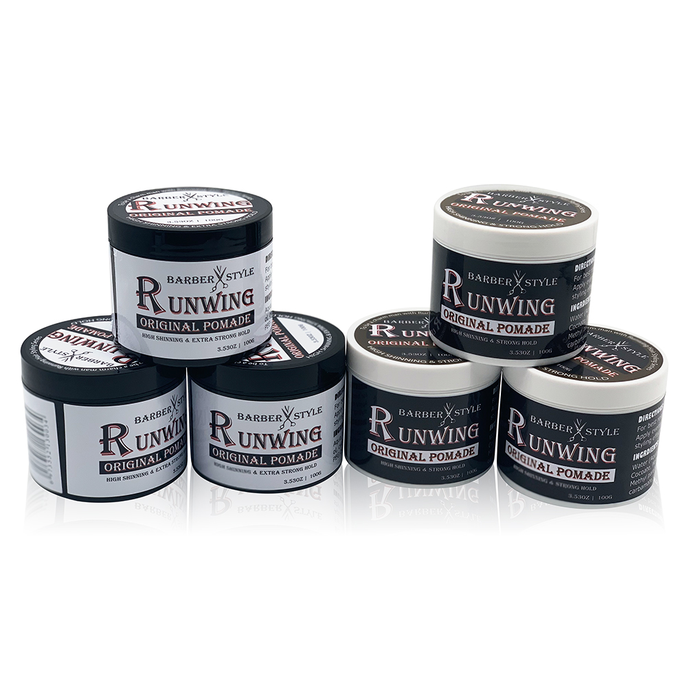 Runwing Профессиональная парикмахерская ножницы shinyhair продукта 100% натуральный Лисий мех на водной основе сильной фиксации волос с натуральным растительным экстрактом