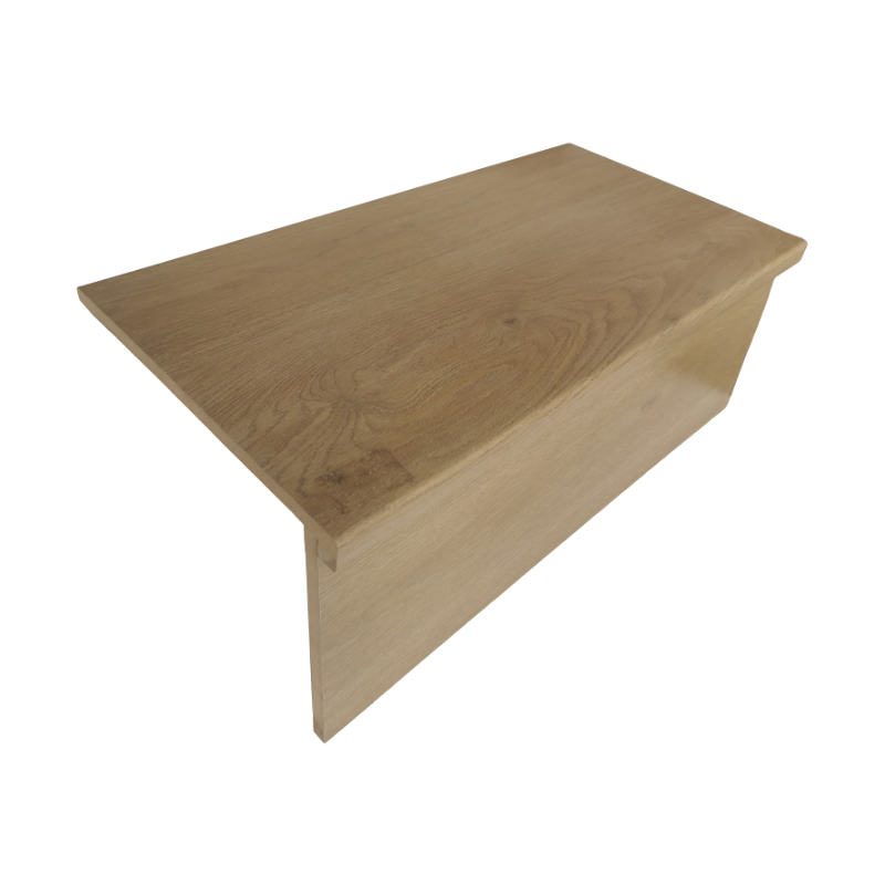 Hardwood Lumber Stair Parts Red Oak Wood Stair Tread And Step Flooring Wooden Stair