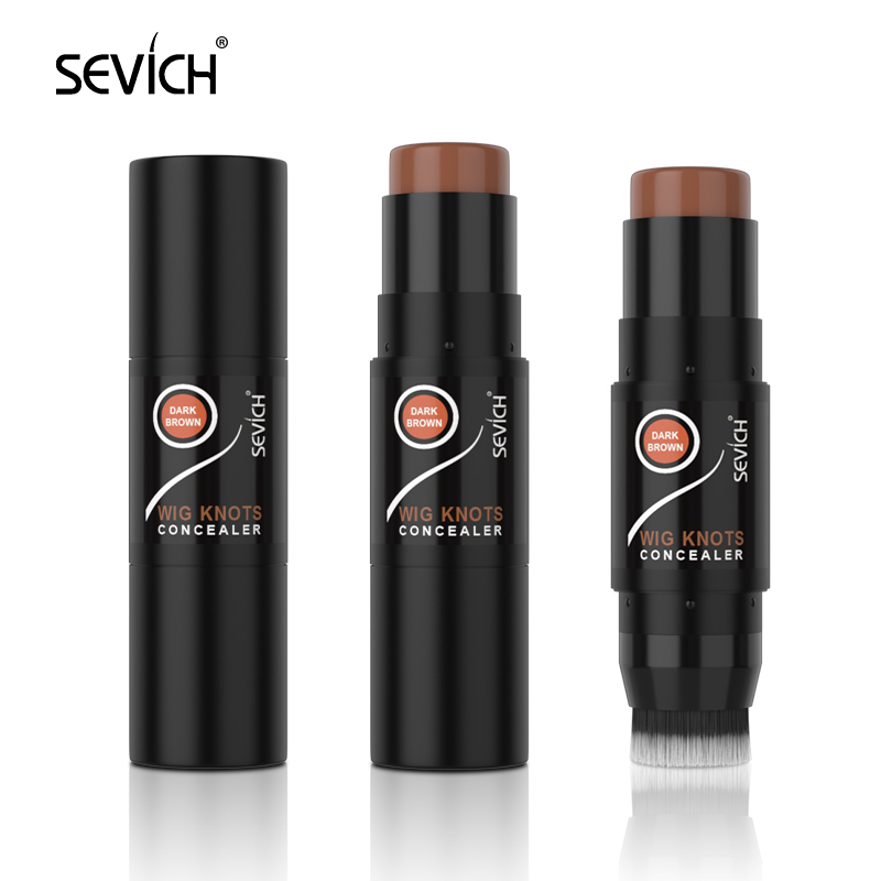 Own brand lace dyeing mousse with brush lace dyeing stick professional wig knot concealer