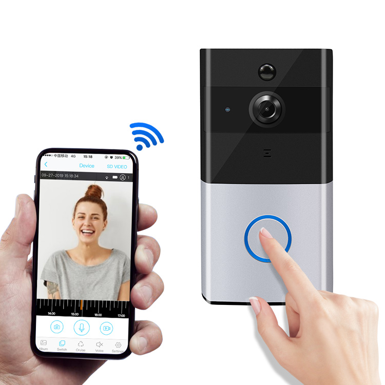 Умный беспроводной дверной звонок Zoray с Wi-Fi и видеокамерой