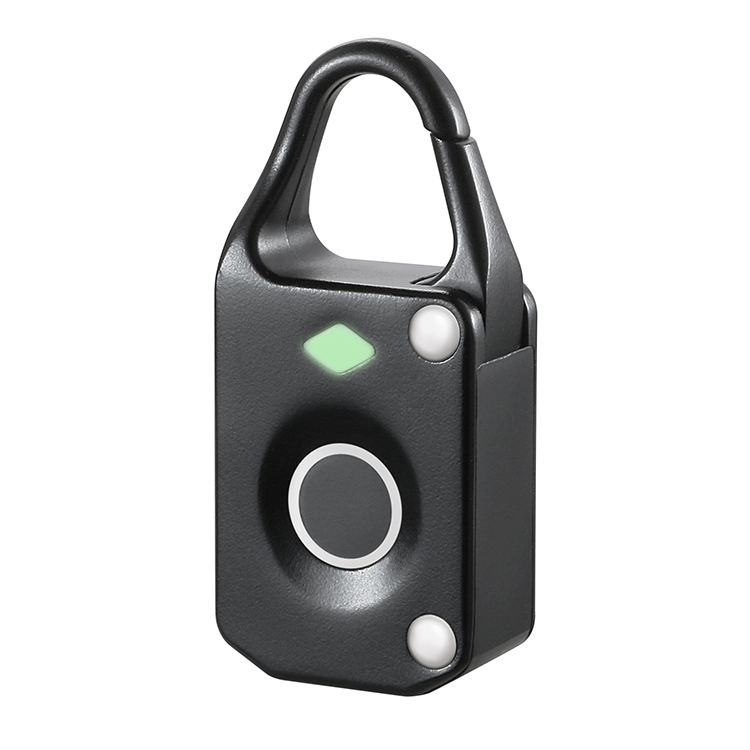 Dropshipping IP65 Waterproof Small Fingerprint Smart Padlock With Rechargeable Battery