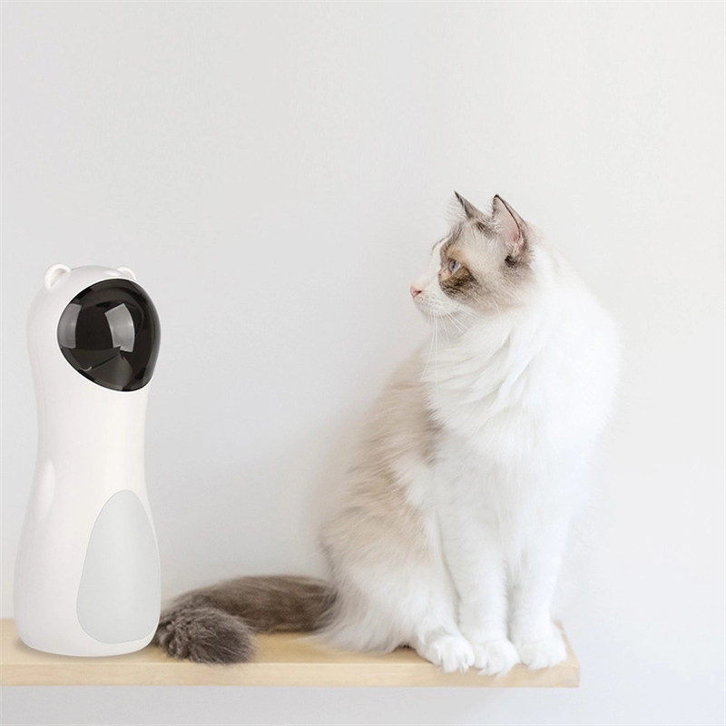 Умная Автоматическая Лазерная Игрушка для кошек, USB перезаряжаемая портативная Интерактивная Лазерная Игрушка для кошек