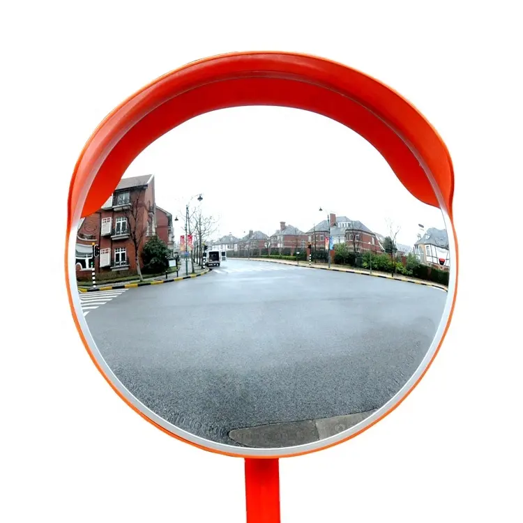 PMMA Acrylic 130 Degree Wide-Angle  Outdoor Road Blind Spot Safety 120cm convex mirror