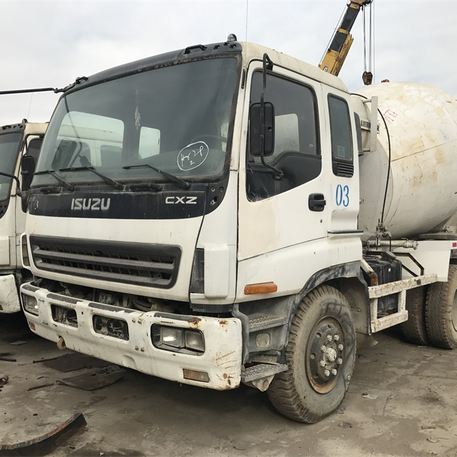 Высокое качество, сделано в Японии, б/у головка прицепа, ISUZU, бетономешалка на продажу