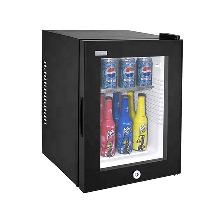 OEM ODM 40L стеклянная дверь отеля мини бар Супер Бесшумный Холодильник