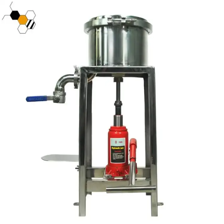 30kg/h High Efficiency Honey Press Used to Press the Honeycomb and Separate the Wax and Honey