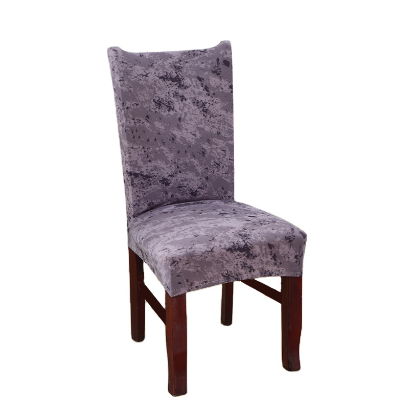 New Arrival Stretch Printing Chair Covers Dining Room Wedding Banquet Party Decoration Chair Covers