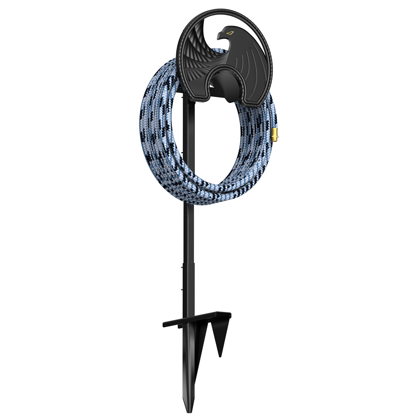 Freestanding Eagle Garden Hose Rack Metal Rack Hose Support Garden Decor Metal Water Reel Hose Hanger Holder