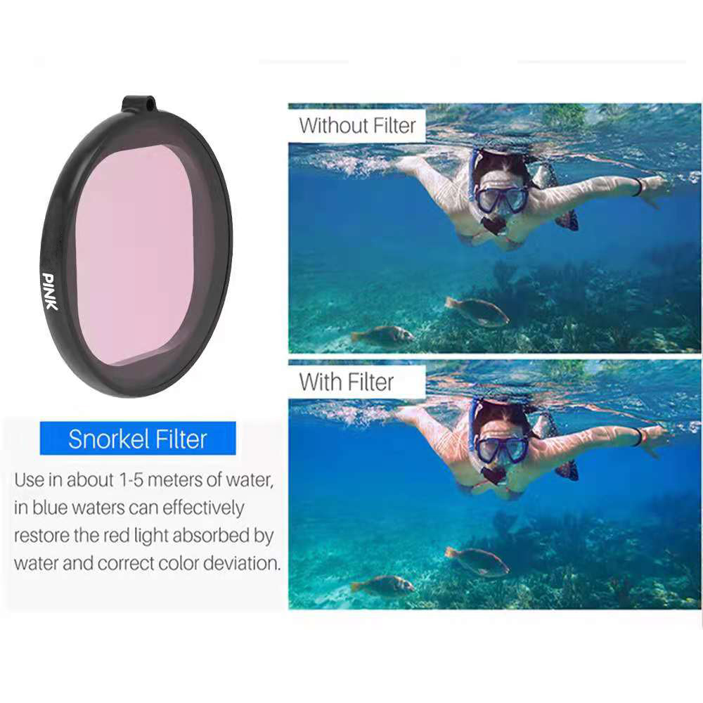 Цветной корректирующий фильтр для экшн-камеры GoPro для фотосъемки под водой от 1 до двадцати метров